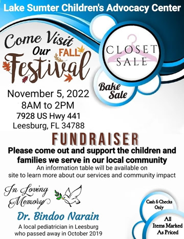 Lake Sumter Children's Advocacy Center Fall Festival