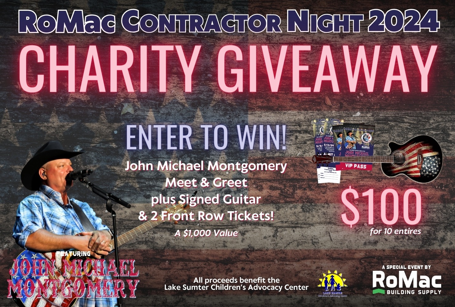 RoMac Building Supply Charity Raffle